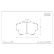 ENDLESS EIP072MXRS Колодки передние, задние для PORSCHE 911 (996) Carrera I Targa I GT2 I GT3