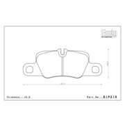 ENDLESS EIP215MXRS Колодки STREETxCIRCUIT MXRS (PS02) задние для PORSCHE 911 (991) Carrera S I Panamera