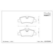 ENDLESS EIP245CCRG Pads reaf for MINI Cooper S I John Cooper Works GP (F56)
