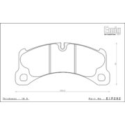ENDLESS EIP292MX72 Колодки передние для PORSCHE Cayenne 958 I Macan I Panamera, VOLKSWAGEN Touareg