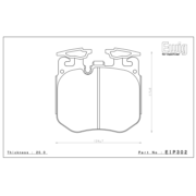 ENDLESS EIP302MX72PLUS Pads front for BMW 3 series Touring, 5 series I 6 series Gran Turismo I X5 I X6 I X7