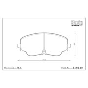 ENDLESS EIP329ME20 Pads front for VOLKSWAGEN Golf GTI (VIII) 2.0 Clubsport (CD1) I Tiguan