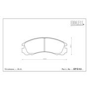 ENDLESS EP242N35S Колодки передние для MITSUBISHI Lancer EVO I Delica I Airtrek I Eclipse