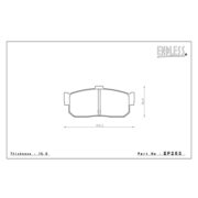 ENDLESS EP263CCA Pads NISSAN Pulsar GTI-R I VZ-R, LUCINO, RASHEEN