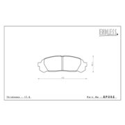 ENDLESS EP352SSY Колодки TOYOTA Mark 2 I Chaser I Cresta JZX100