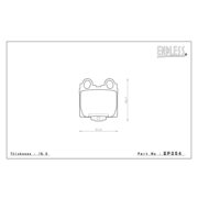 ENDLESS EP354SSY Колодки задние для TOYOTA Altezza I Mark 2, LEXUS GS, IS