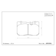 ENDLESS EP356SSY Колодки TOYOTA Celsior, LEXUS LS400