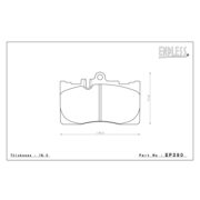 ENDLESS EP390SSS Колодки передние для TOYOTA Celsior (UCF30, UCF31), LEXUS LS430