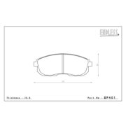 ENDLESS EP401SSY Колодки NISSAN Juke I Cube I Maxima I Sentra, SUZUKI SX-4