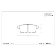 ENDLESS EP454SSY Колодки задние для MAZDA CX-7