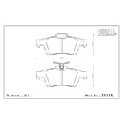 ENDLESS EP456SSY Pads rear for MAZDA 3 MPS