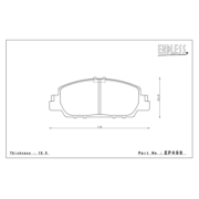 ENDLESS EP499SSS Pads front for HONDA Accord I HR-V I Odyssey オデッセイI Stepwgn ステップワゴン