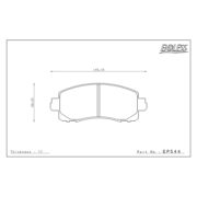 ENDLESS EP544SSS Pads front for SUBARU Impreza I Forester (SK) フォレスター I XV