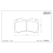 ENDLESS EP558MX72 Pads front for TOYOTA GR Yaris ヤリス I RC・18 inch wheel