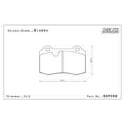 ENDLESS RCP058N35S Pads front for FERRARI 360 モデナ I 430, LOTUS (BREMBO) rear for JEEP Grand Cherokee I SRT8