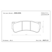 ENDLESS RCP121ME20 Колодки для суппортов ENDLESS RACING MONO6 I RACING MONO6r