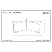 ENDLESS RCP129N35S I 20mm (Pad Plate: 7520) Pads for calipers WILWOOD AV6R I Grand National III (Fits calipers) I RD 46mm
