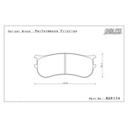 ENDLESS RCP174N35S I 16mm Pads I PFC BRAKES I for RENAULT Clio Rally3, Rally4 I RD 47.5mm